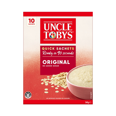【新品上市】雀巢Uncle Tobys澳洲进口即食燕麦粥全谷物早餐麦片