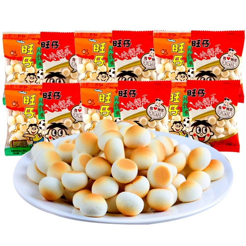 Wangwang Wangzi Little Buns Original 210G*3 сумки детские подарочные бисквиты торт закуски закуски