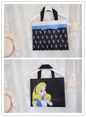 taobao agent Double -sided pattern waterproof and environmentally friendly shopping bag handbag