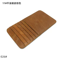 11# коричневая кожа из сухого масляного воска имеет дефекты