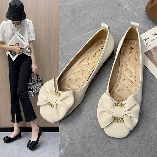 Весенняя обувь для кожаной обуви для отдыха, мягкая подошва