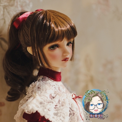 taobao agent [Year] BJD wigs 3/4/6 points wigs of peaches cocoa soft silk baby silk multi -size spot