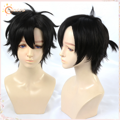taobao agent SUNCOS Time Agent Cheng COSPLAY hair black pony tail fake hair light