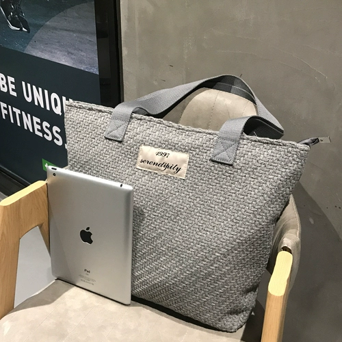 Сумка на одно плечо, ранец, плетеная льняная сумка, коллекция 2023, подходит для студента