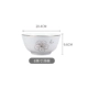 8 -INCH Soupe Bowl 1 Установка (золотой цветок)