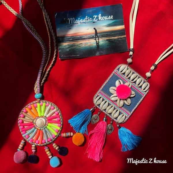 Оригинальное этническое ожерелье ручной работы, аксессуар для путешествий, подвеска подходит для фотосессий, Таиланд, этнический стиль, популярно в интернете