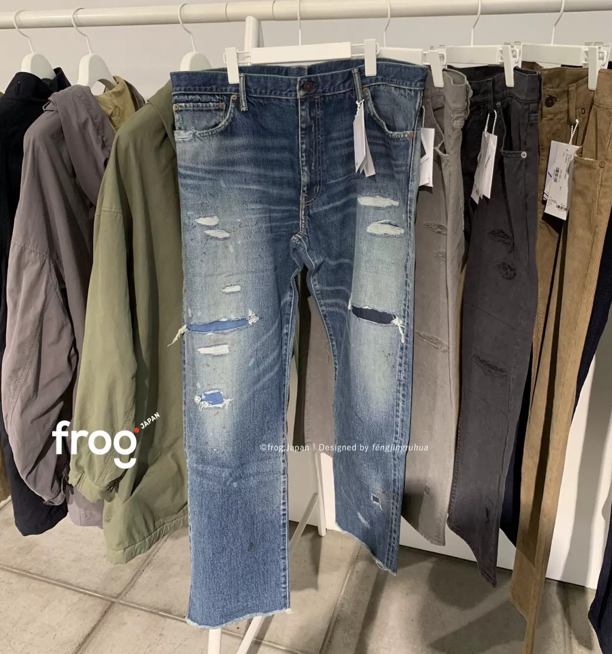 订购VISVIM SS JOURNEYMAN PANTS TACKED CRASH SPOT JM 牛仔裤-Taobao