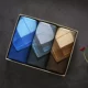 Подарочная коробка, 3 цветов, из ворсистого хлопка, 43×43см