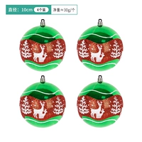 10 см Зеленый Рождественский мяч (4)