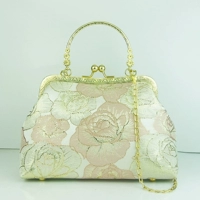 Простая золотая шелковая розовая пик-дабл Бусинка 3007