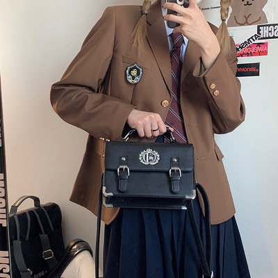 taobao agent Genuine Japanese small student pleated skirt, universal shoulder bag, bag strap