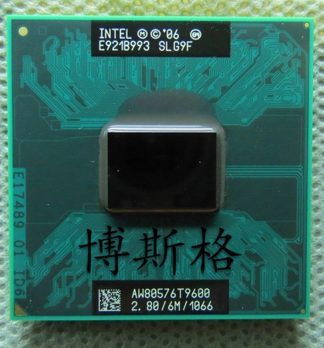 CPU T9600 2.8 6M SLG9F E0 Step Следуйте новой оригинальной официальной версии PGA Notebook CPU