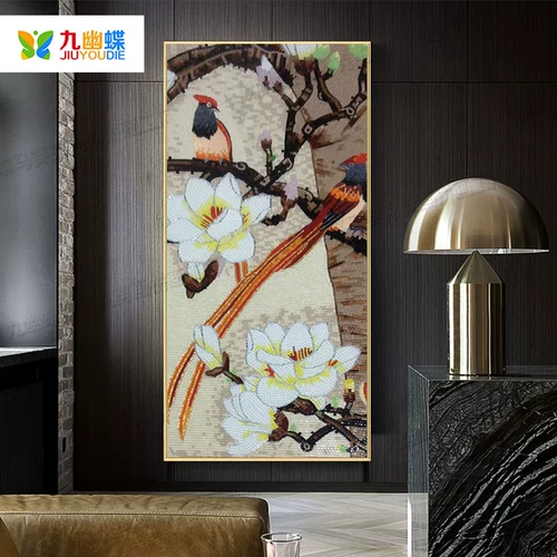 Мозаичная резка головоломка, головоломка, домашний проход, фоновая настенная стена, ресторан ютанг богатство декоративная живопись