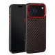 Carbon Fiber Diagonal Weave Metal iPhone Case for iPhone 18 – 12, iPhone Air