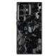 Crushed Carbon Fiber Blue Sparkle Metal iPhone Case for iPhone 17, 16, 15, 14 and 13