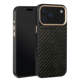 Carbon Fiber Diagonal Weave Metal iPhone Case for iPhone 18 – 12, iPhone Air