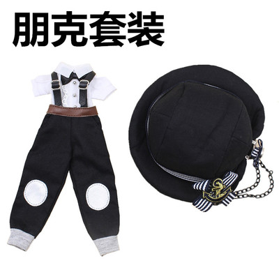 taobao agent Icy DBS small cloth doll clothes punk style back pants hat set azone Lijia baby clothes
