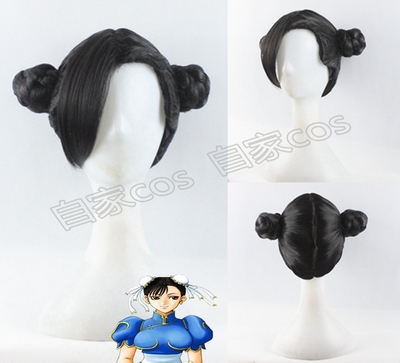 taobao agent Custom wigs cosplay street overlord cos Cos Chunli double hair packaging costume women's loli fake hair