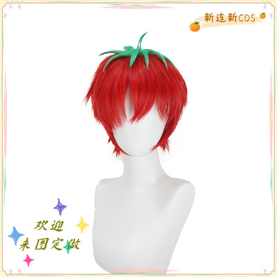 taobao agent Cosplay cosplay two -color mR.TOMATO Tomato Afida Game Anime Fake Hair