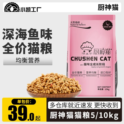 Измените кухню God God Cat Food 20 кот из морской рыбы, чтобы стать кошкой, кошачьей корма 5 кг, увеличивается кошка, щека, кошка 10 фунтов