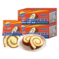 【淘金币抵扣】拍两件！阿华田蛋糕卷400g