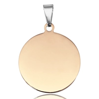 Внешнее отверстие круг розовый золото чистое белое без слов