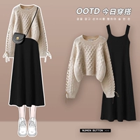 3328#3 3 3+черное платье