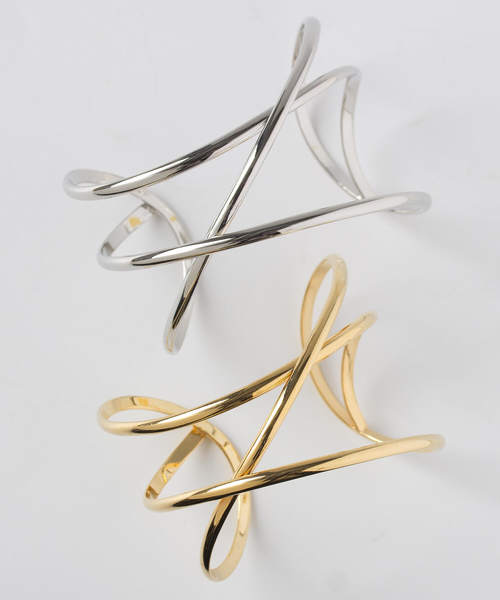 Японский прямая почтовая рассылка  JUICYROCK 18K позолоченный кривая сочетание браслет япония система