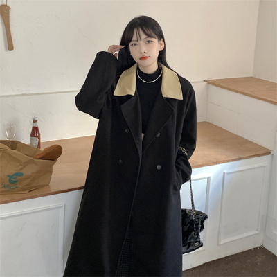 taobao agent Retro woolen coat, winter jacket, plus size, bright catchy style