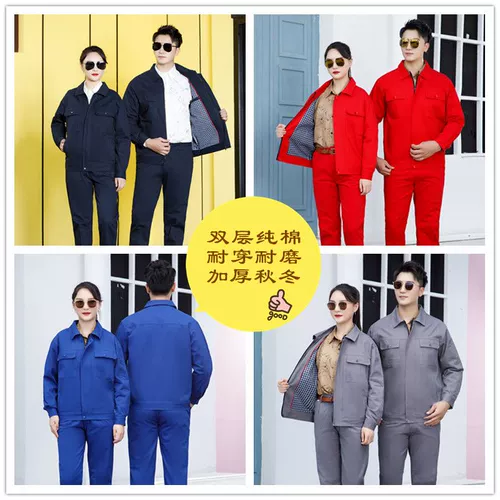 Осенний лонгслив, хлопковая униформа медсестры, износостойкий комбинезон подходит для мужчин и женщин, делается под заказ, с печатью вашего логотипа