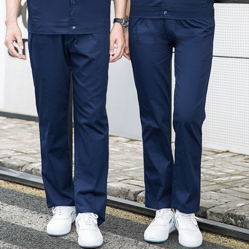 Износостойкие осенние демисезонные черные хлопковые штаны, свободный прямой крой, увеличенная толщина, большой размер