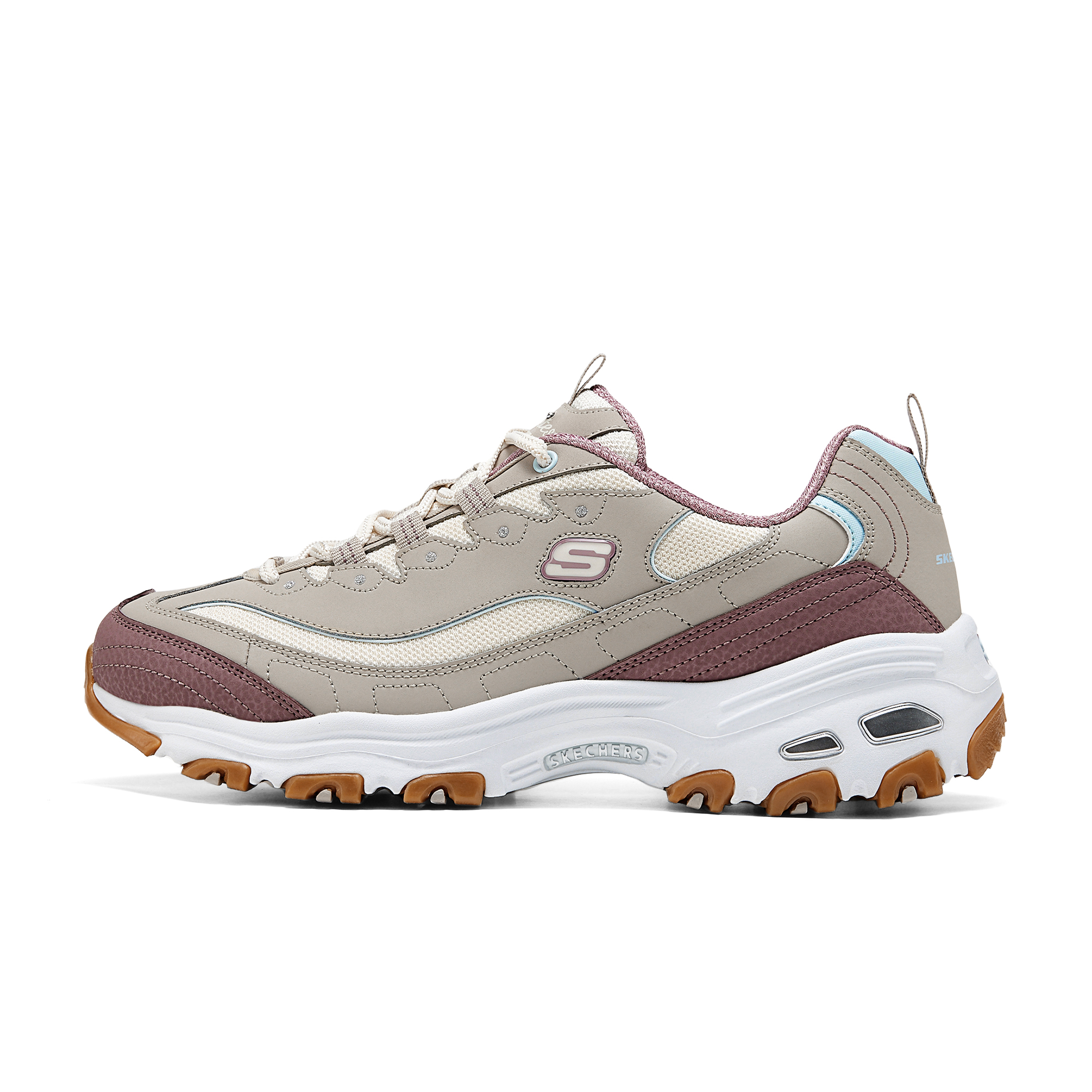 斯凯奇 熊猫鞋秋冬女厚底增高休闲运动鞋老爹鞋机 216元包邮，卷后