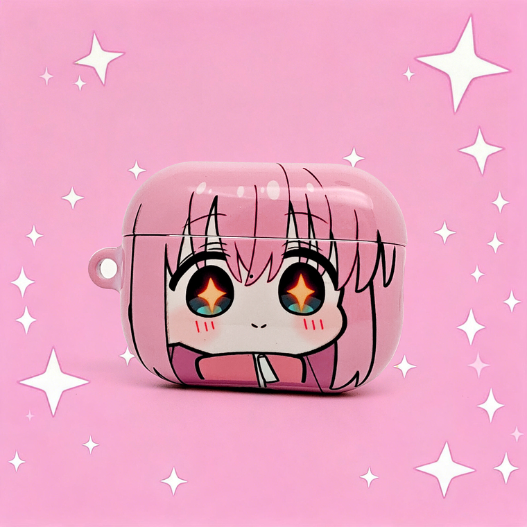 Bocchi the Rock! Starry Eyes iPhone Anime Cute AirPods Case for AirPods 4, AirPods 3 & AirPods Pro 3 and 2 - view 7
