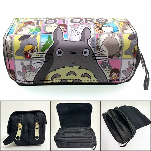 Qian и Chihiro nobio natsume natsuki base pen back cartoon rastry rogine magic jie cat double -layer zipper box