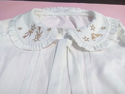 taobao agent Genuine Japanese doll, with embroidery, Lolita style, long sleeve, doll collar