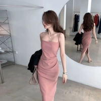 Розовое короткое платье, корсет, расширенная длинная юбка, сексуальная мини-юбка, яркий броский стиль, с акцентом на бедрах