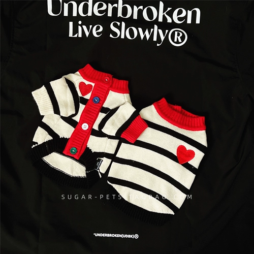 Зимние домашние собаки и одежда для кошек в зимнем теплом модном бренде мужской кошка красивая интернет -знаменитость британская короткая американская короткая зимняя свитер