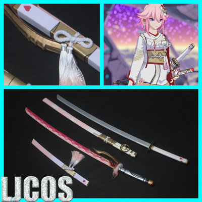 taobao agent [LJCOS] Broken 3 Babuka Sakura Win Lotus Skin Weapon Skin Sakura Blowing Snow COSPLAY prop