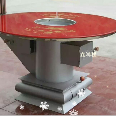 户外回风炉半气化节能柴炉加厚铸铁炉家用柴煤两用大肚灶厂价直销