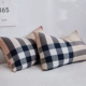 Bông tằm Bông giặt vỏ gối cotton trơn đồng bằng Nhật Bản vỏ gối lõi 48 * 74cm - Gối trường hợp