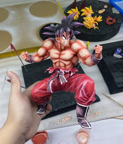 49 Модель плавного моделирования смолы GK Dragon Ball Hand -Wang Boxing Goku, чтобы повторно одобрить просмотр просмотра