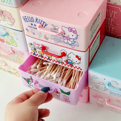 Новый мультфильм INS Wind Desktop Box Box Dining Brawer Box Box Jewelry Jewelry Box Superposition Superposition
