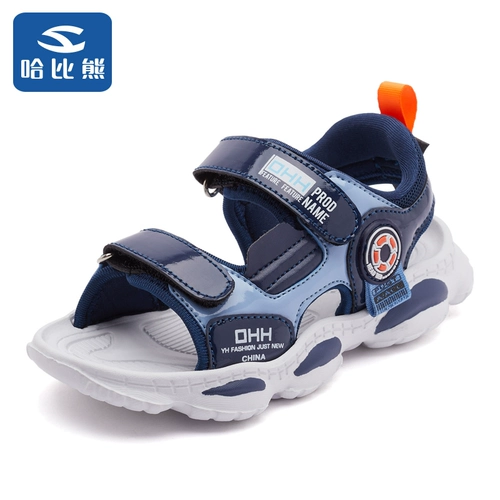 Детские летние сандалии для мальчиков, спортивная пляжная обувь, коллекция 2021, подходит для подростков