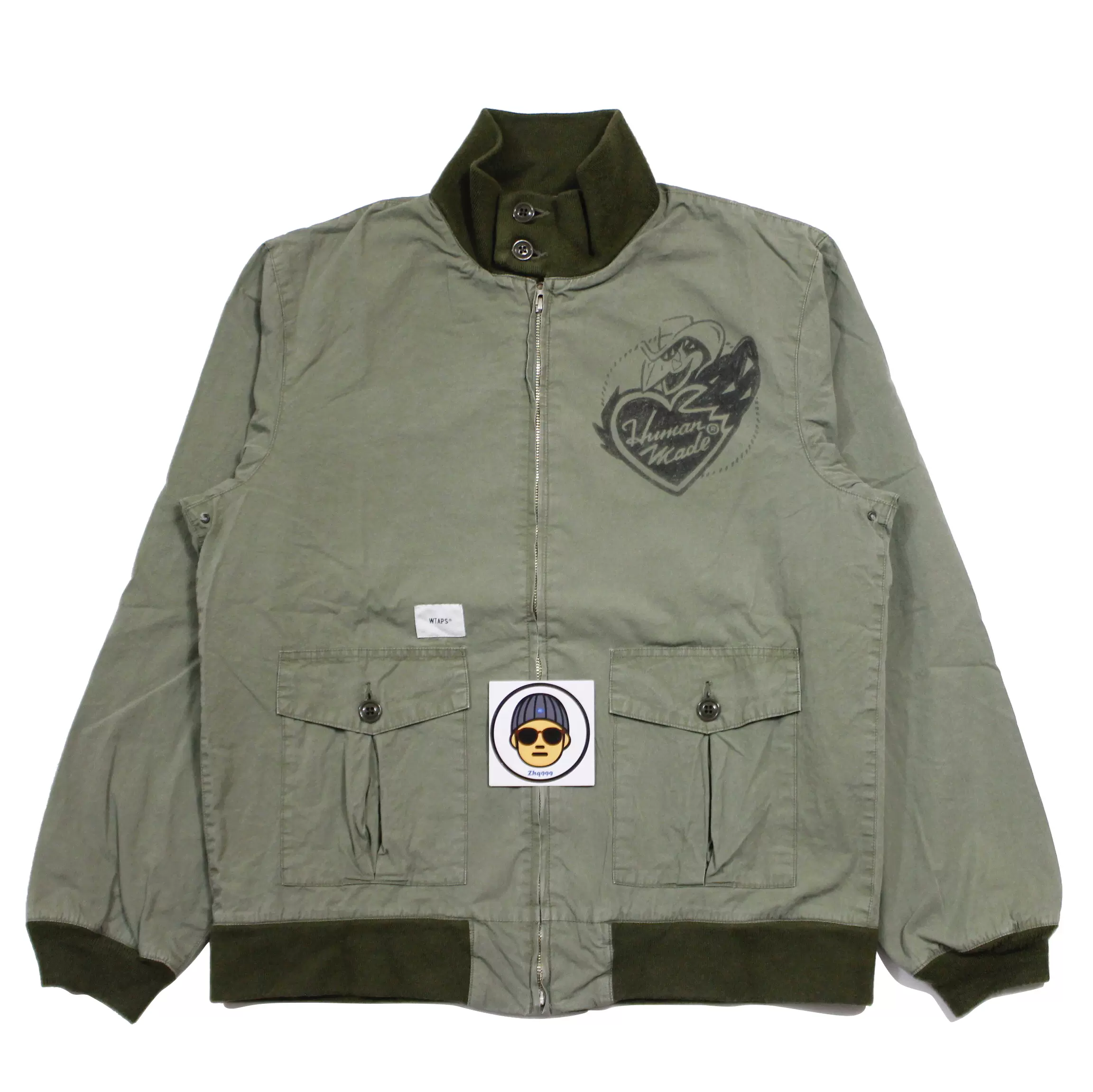 折扣现货WTAPS x HUMAN MADE TANKERS JACKET联名夹克外套19AW-Taobao