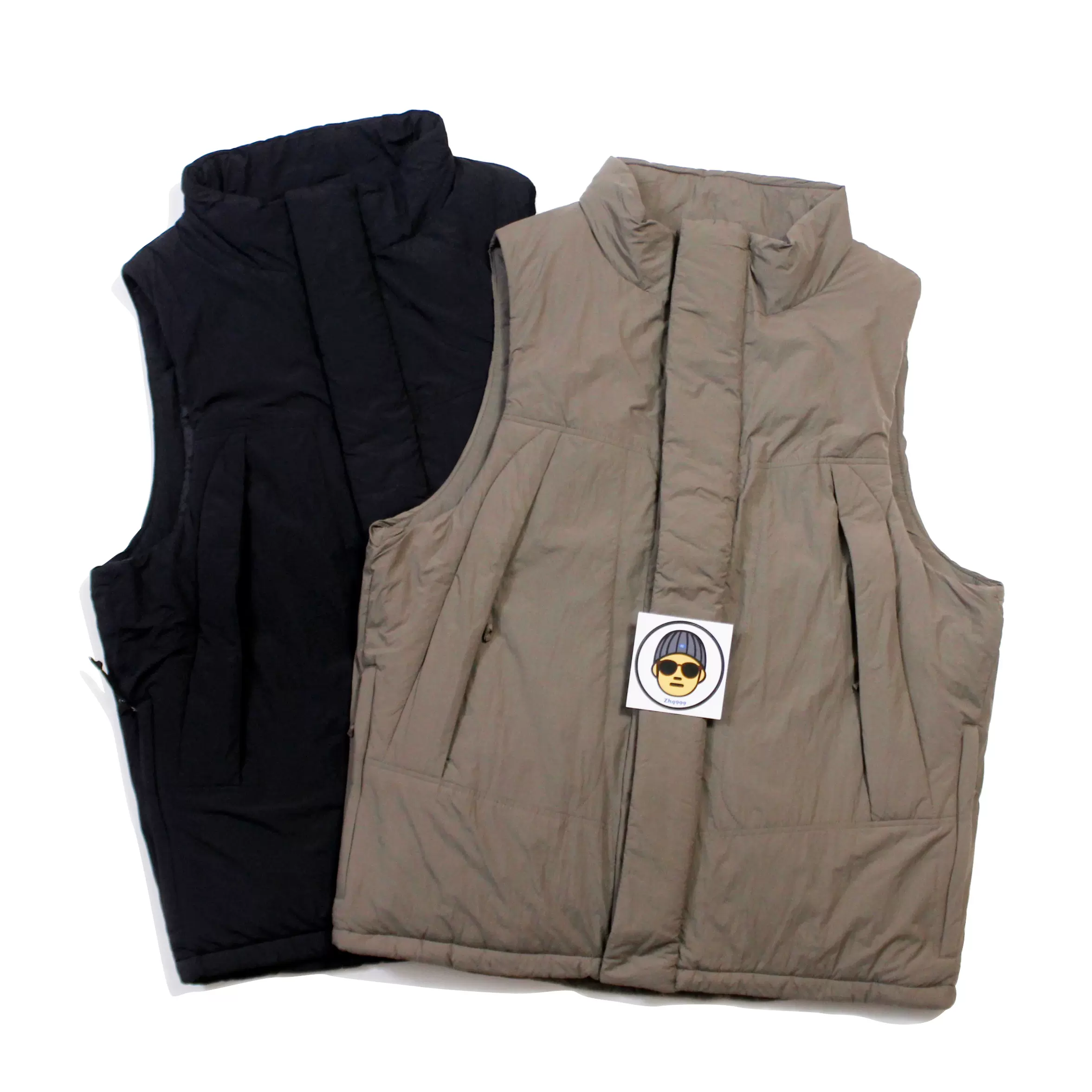 ダブル／ミストブルー WTAPS 20AW PEDDLER VEST ダウンベスト L OD