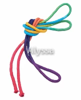 Alyssa Professional Art Gymnastics веревка / усовершенствованная конопля / многоцветный цвет