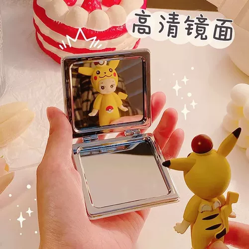 Hello Kitty, hello kitty, милое складное двусторонное портативное зеркало для школьников
