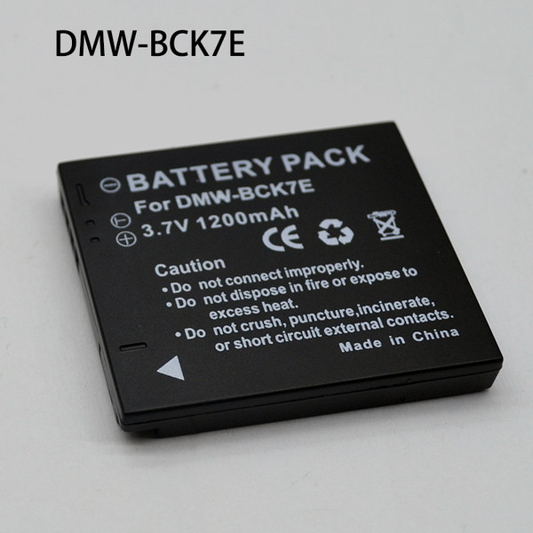 Подходит для panasonic DMC-S1 S3GK FH2 FH5 FP5 FP7FH8 BCK7GK аккумулятор DMW-BCK7E