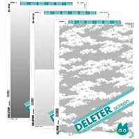 Deleter Lingcai Paper Paper/Comics Low Viccosity Glipper Net B4 FaceFront/Grey Network (одиночная цена)