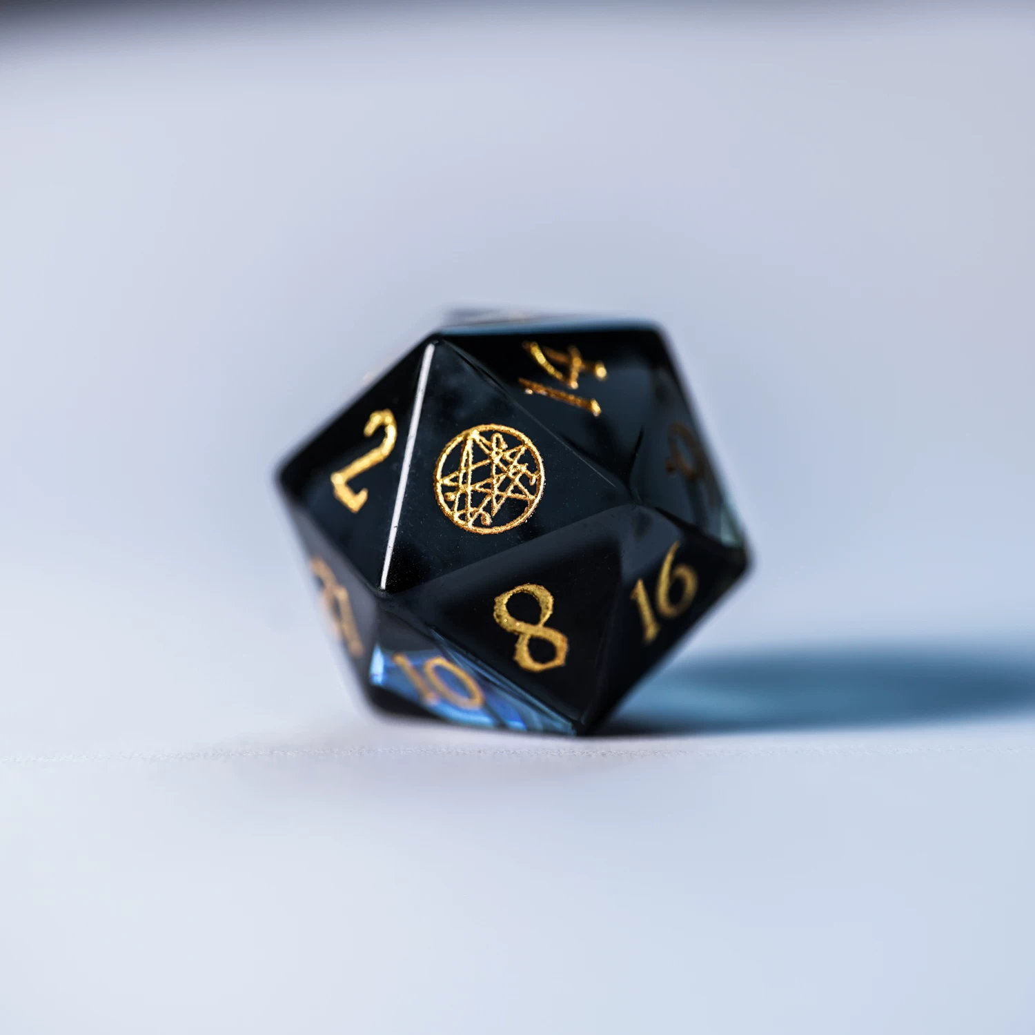 Серый вермикулит COC игральные кости DND кости D20 некрома дверь Kosu драгоценный камень на заказ для группы бега